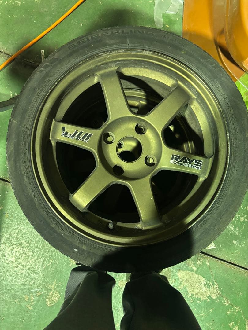 rays te37 2本　16インチ　8J 114.3 引取り