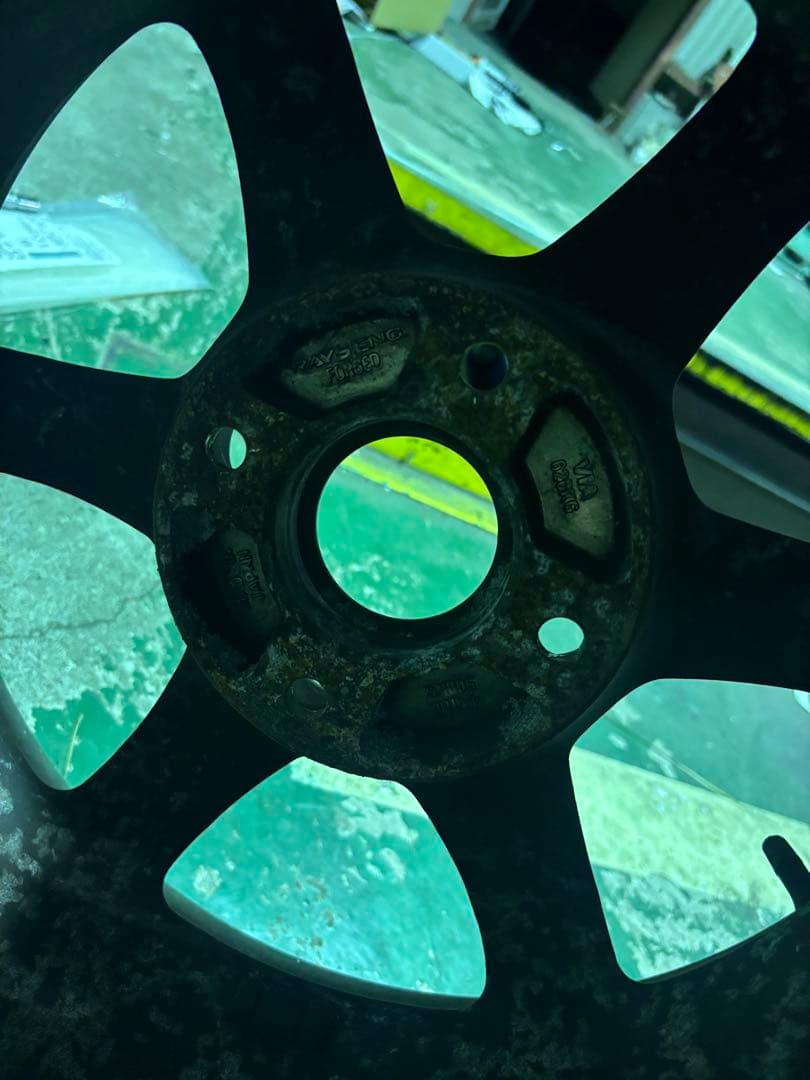 rays te37 2本　16インチ　8J 114.3 引取り