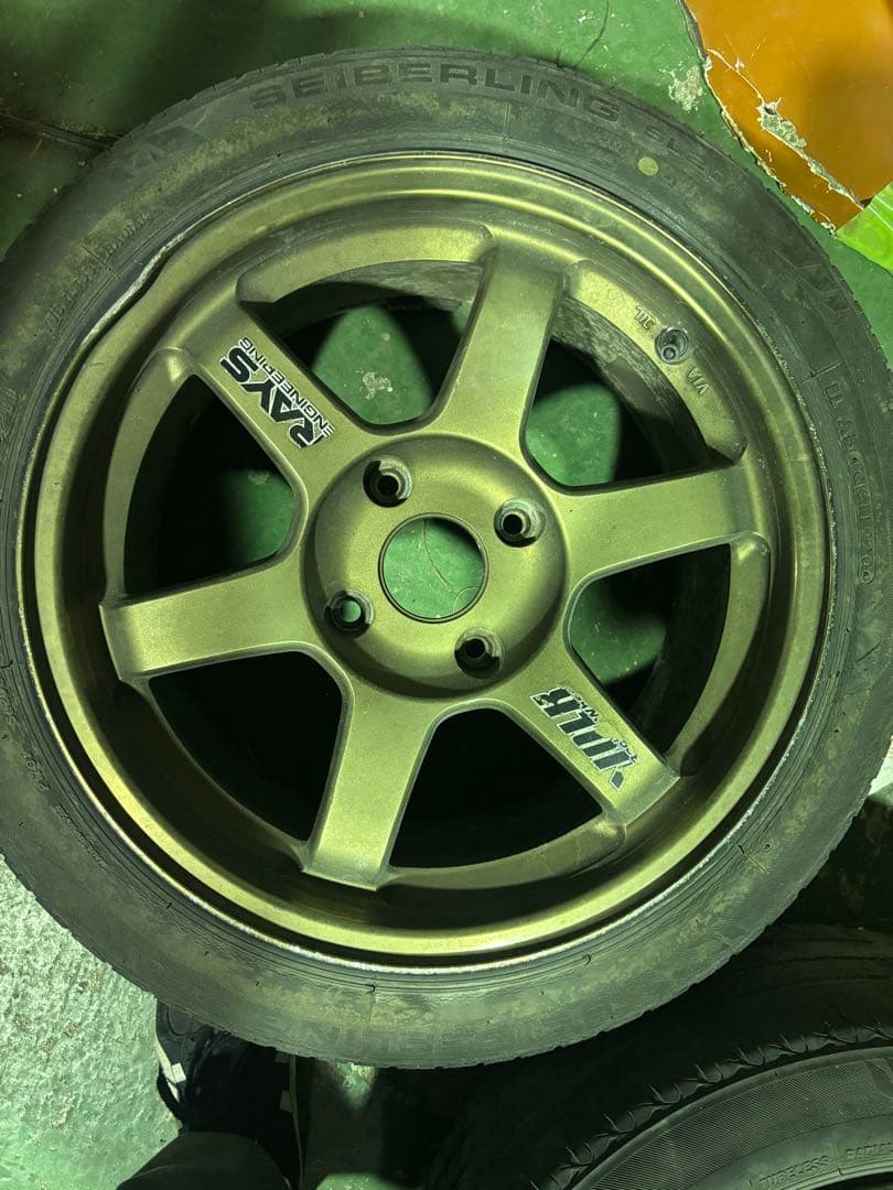 rays te37 2本　16インチ　8J 114.3 引取り