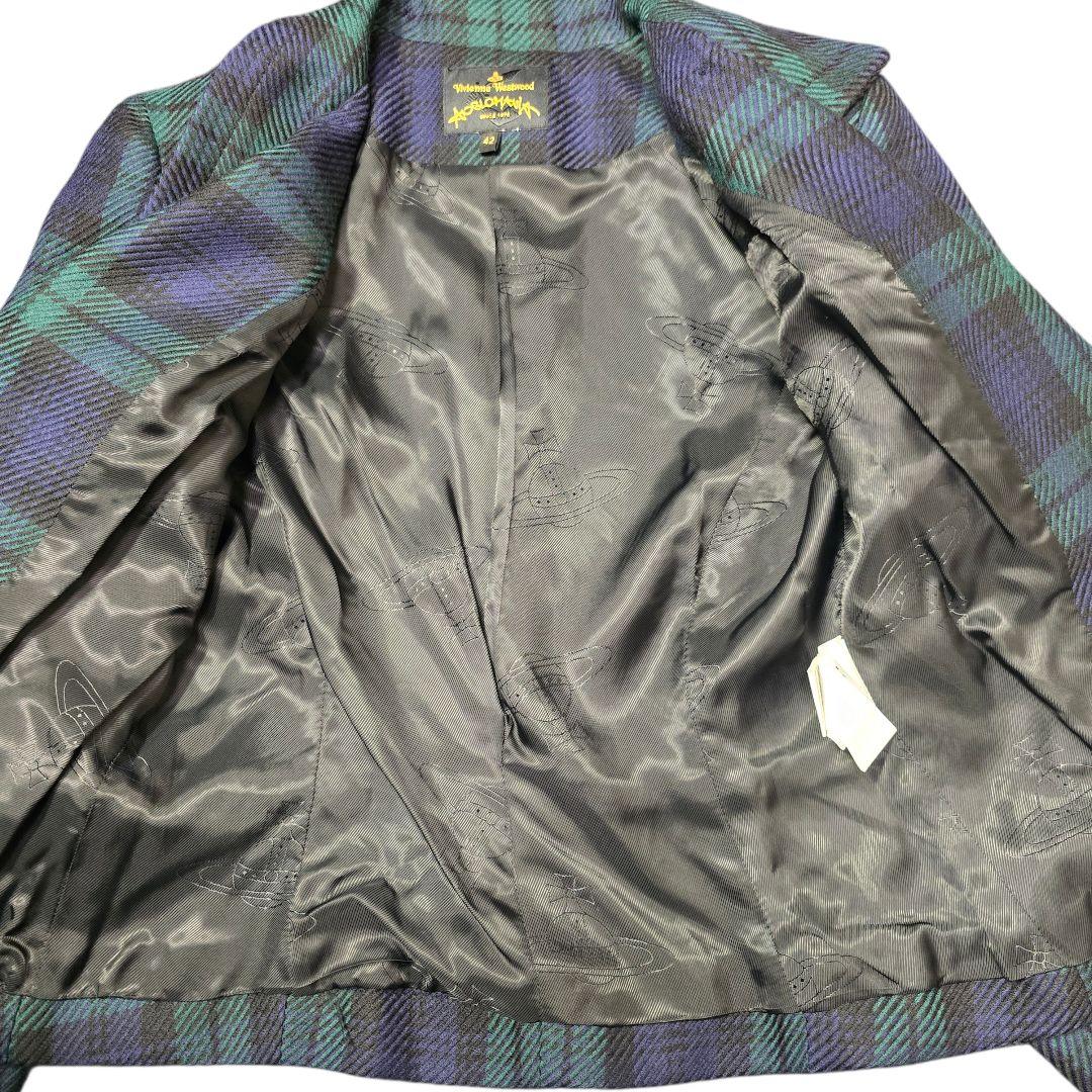 ヴィヴィアンウエストウッド アングロマニア タータンチェック 変形ジャケット