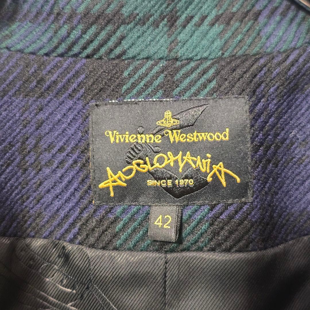 ヴィヴィアンウエストウッド アングロマニア タータンチェック 変形ジャケット