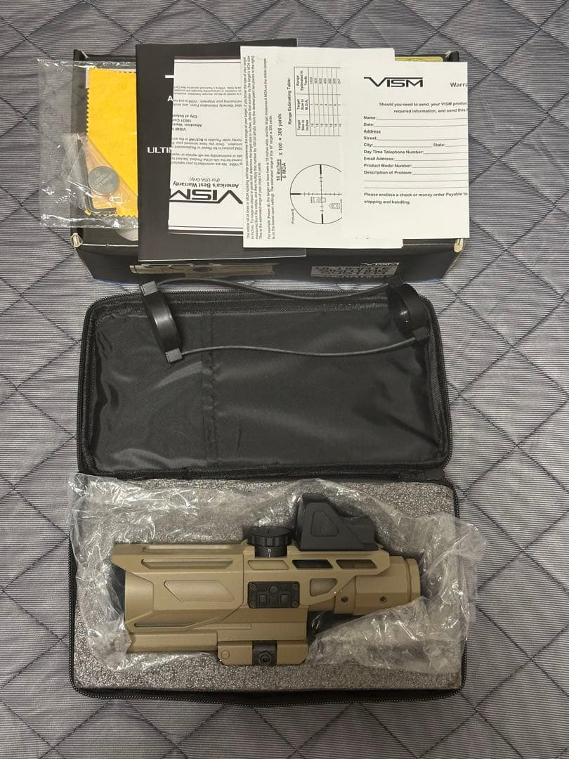 VISM 3-9x40 ドットサイト一体型 スコープ クイックリリース