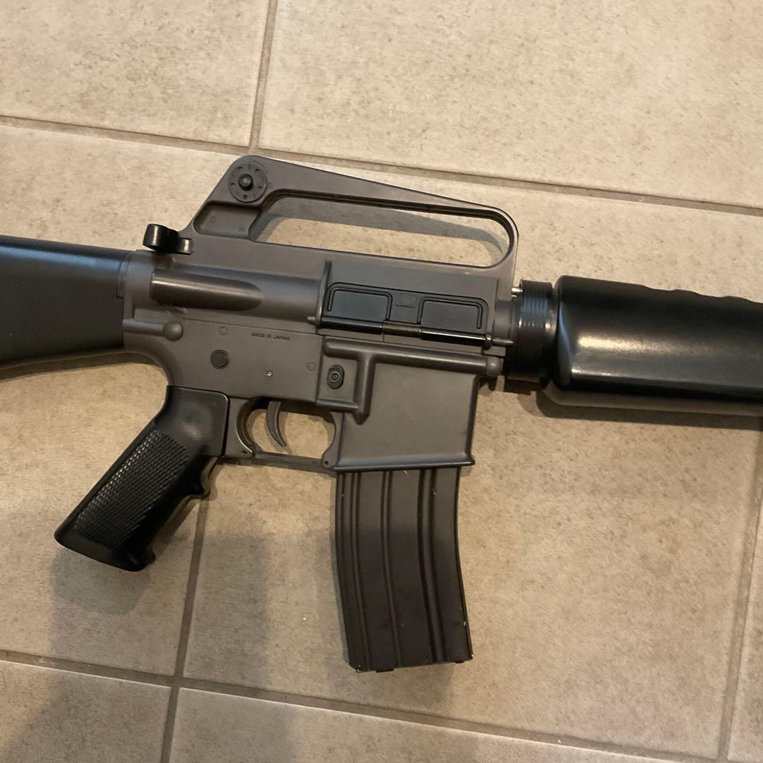 92m/s絶版品東京マルイ純正電動ガンM16A1 メンテ済＋300連マガジン良品