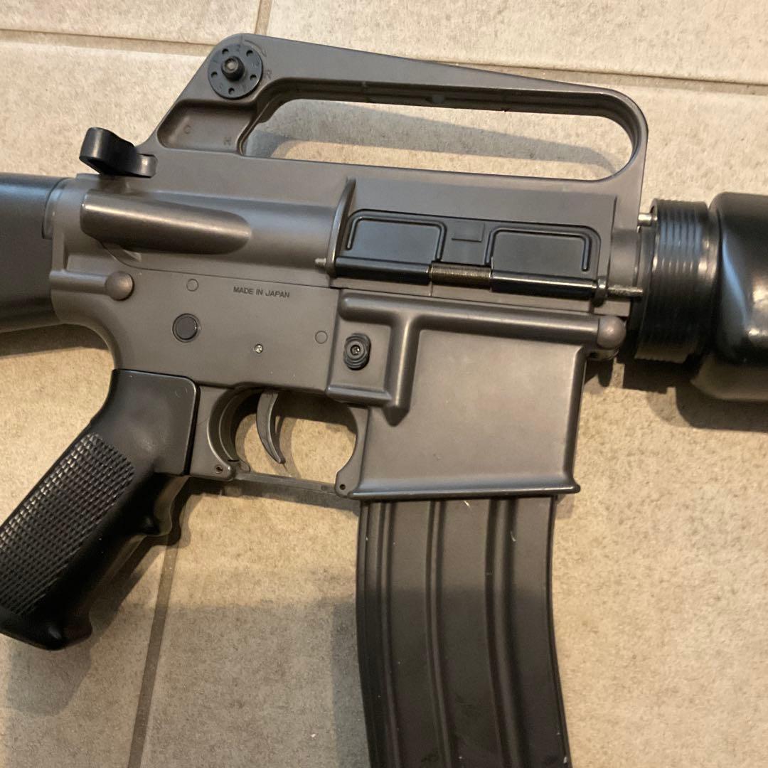 92m/s絶版品東京マルイ純正電動ガンM16A1 メンテ済＋300連マガジン良品