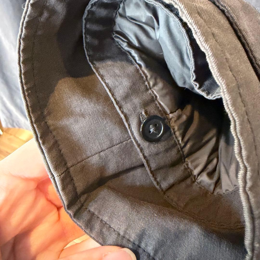 美品MHL. ダウンライナー付き ステンカラーコート 2way サイズ3 墨黒