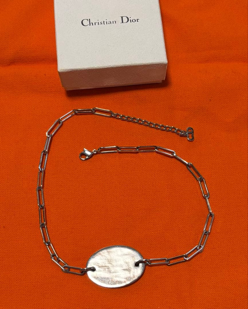 ビンテージ　ディオール　ラインストーンネックレス&リング　ガリアーノ期