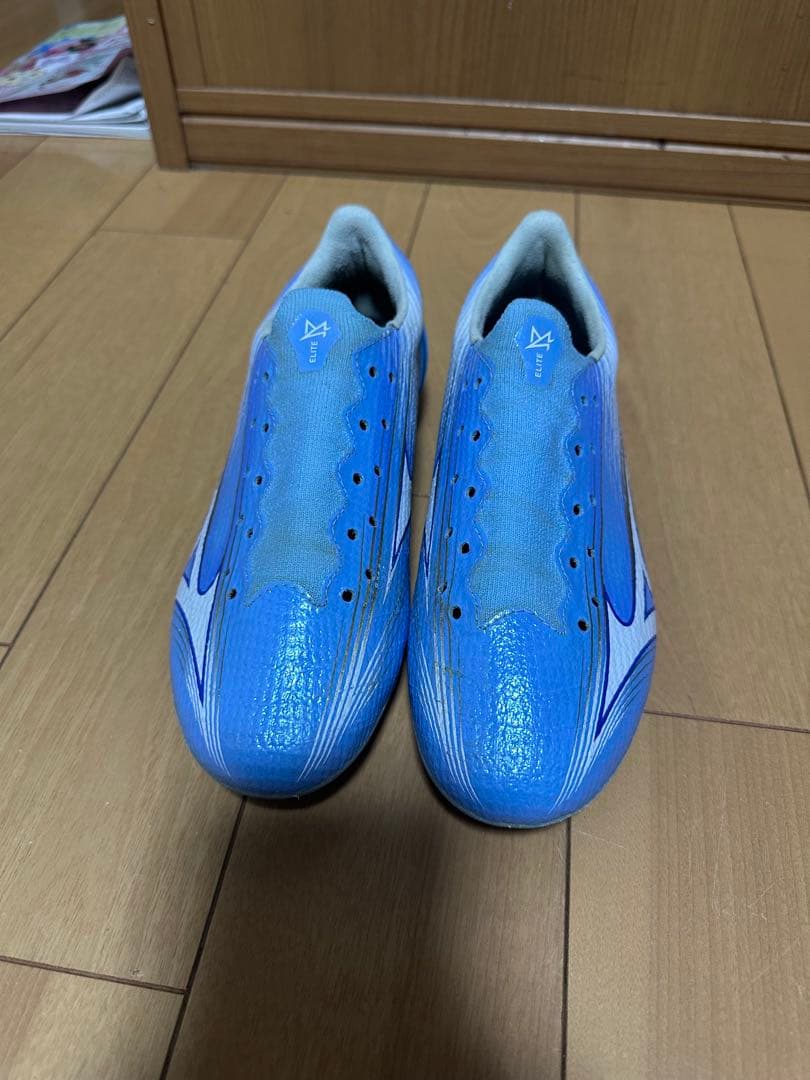 ミズノアルファ 3 ELITE　ユニティスカイブルー×ホワイト　23センチ