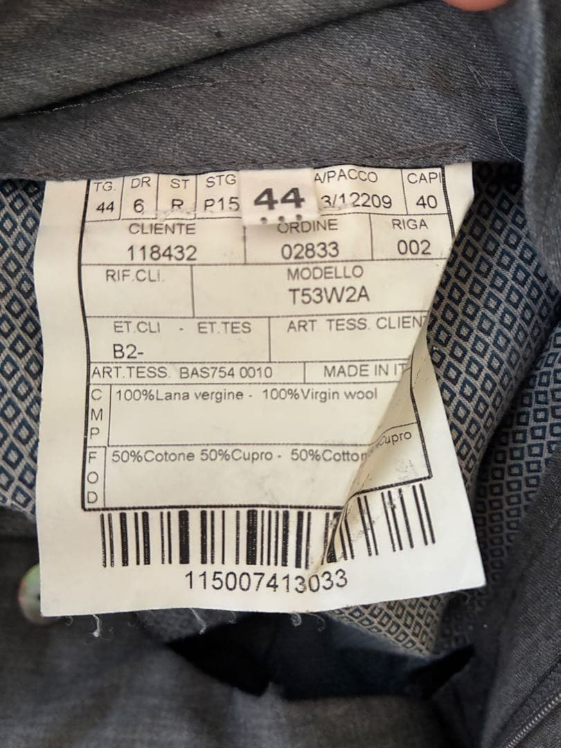 ボリオリ スーツ boglioli dover