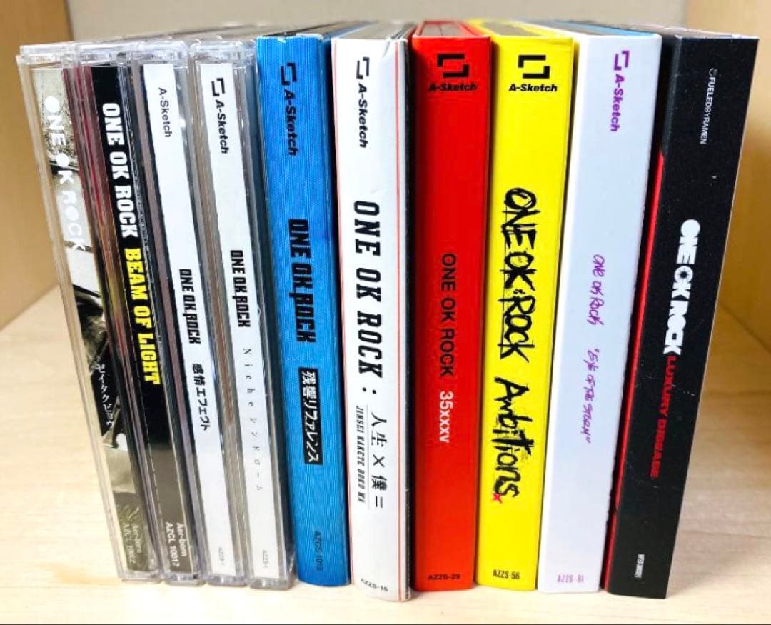 ONE OK ROCK アルバム CD 10枚セット 初回盤 CD+DVD