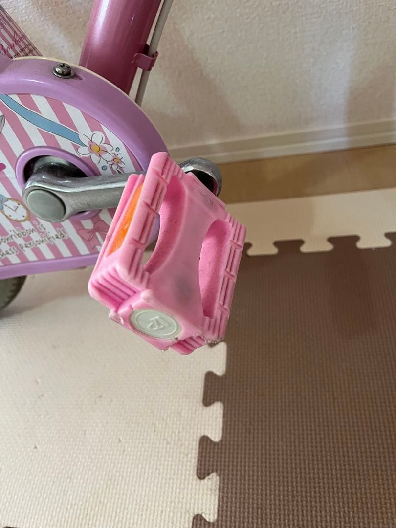 ぼんぼんリボン　自転車　18インチ　子供　ピンク　幼児用自転車