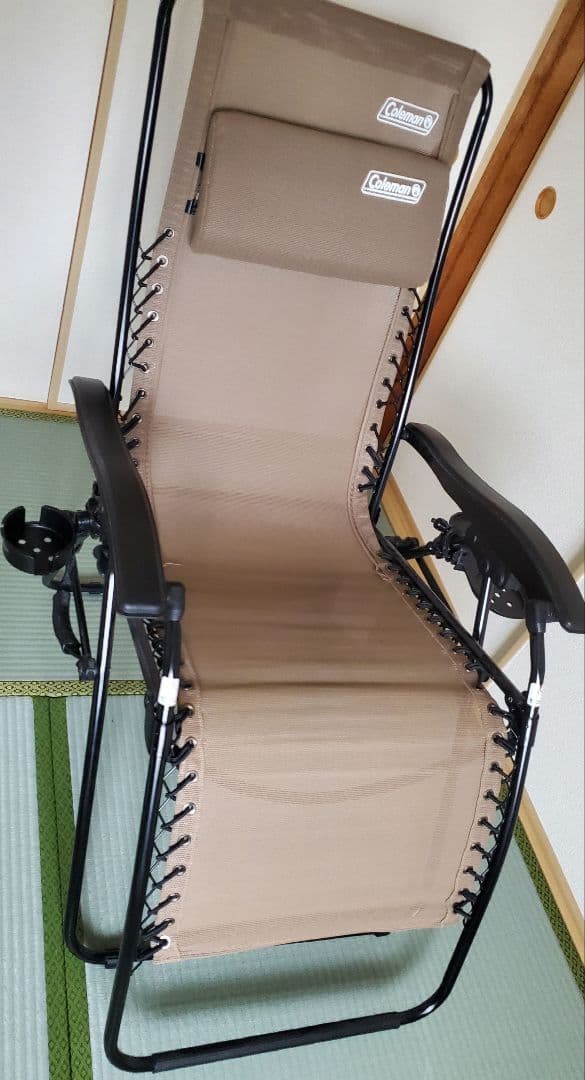 Coleman インフィニティチェア ドリンクホルダーサイドテーブル付き