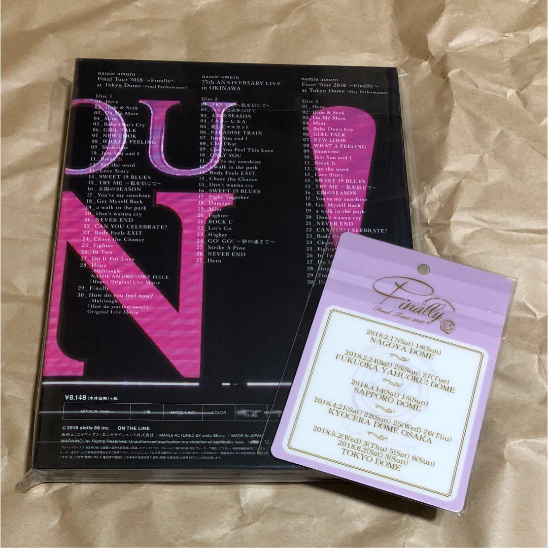 初回限定盤 レプリカパス付き 安室奈美恵 東京ドーム Finally