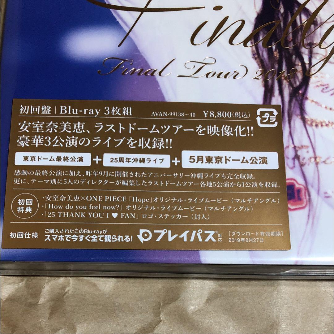 初回限定盤 レプリカパス付き 安室奈美恵 東京ドーム Finally