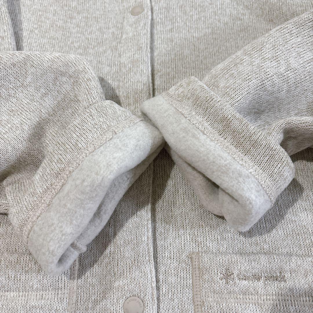  peakスノーピーク ニット　カーディガン　ライトベージュ　M