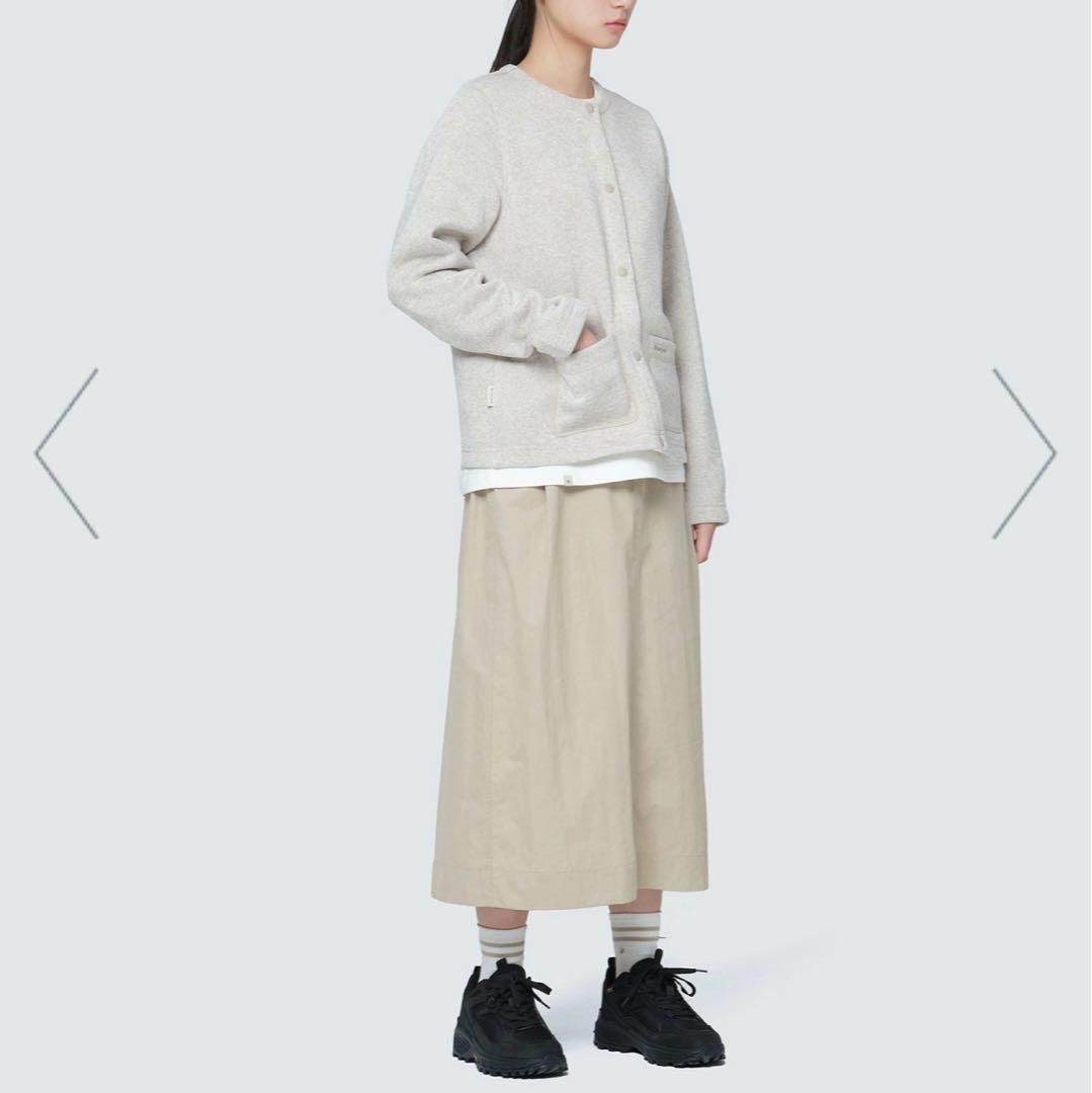  peakスノーピーク ニット　カーディガン　ライトベージュ　M