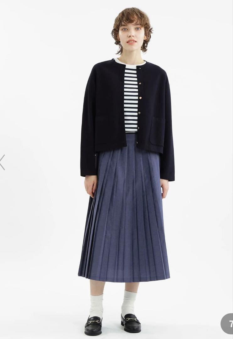 マッキントッシュフィロソフィー ミラノリブノーカラージャケット金釦