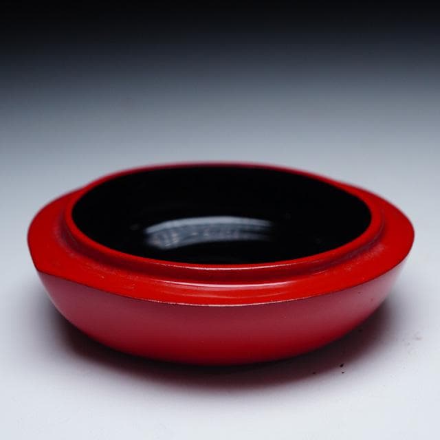 塗師充雅　輪島塗乾漆柿飾香合　共箱　茶道具　漆器