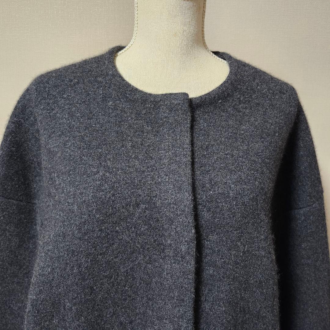 Beardaley　ニットコート　チャコールグレー　タグつき