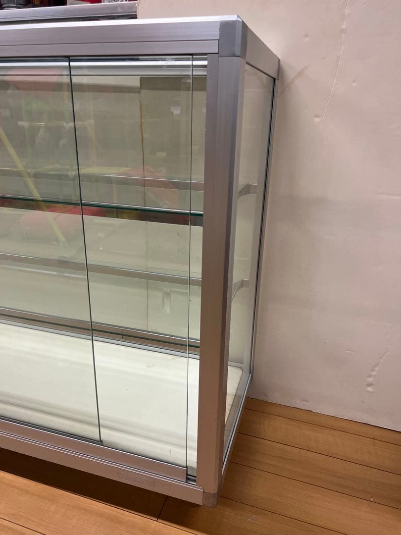 exceedショーケース　ショップ用ガラスショーケース　送料込み