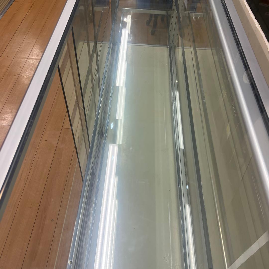 exceedショーケース　ショップ用ガラスショーケース　送料込み