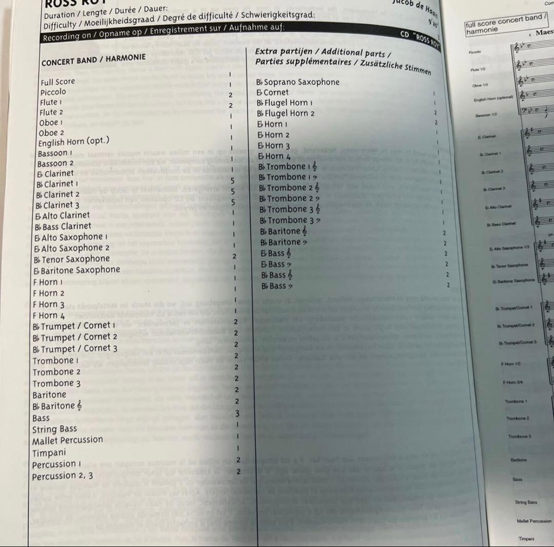デ＝バーン　ロスロイ(吹奏楽版)