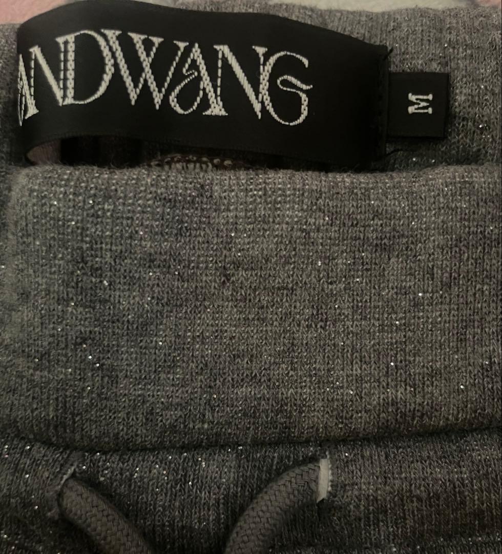 andwang Kirakira short pants gray グレー