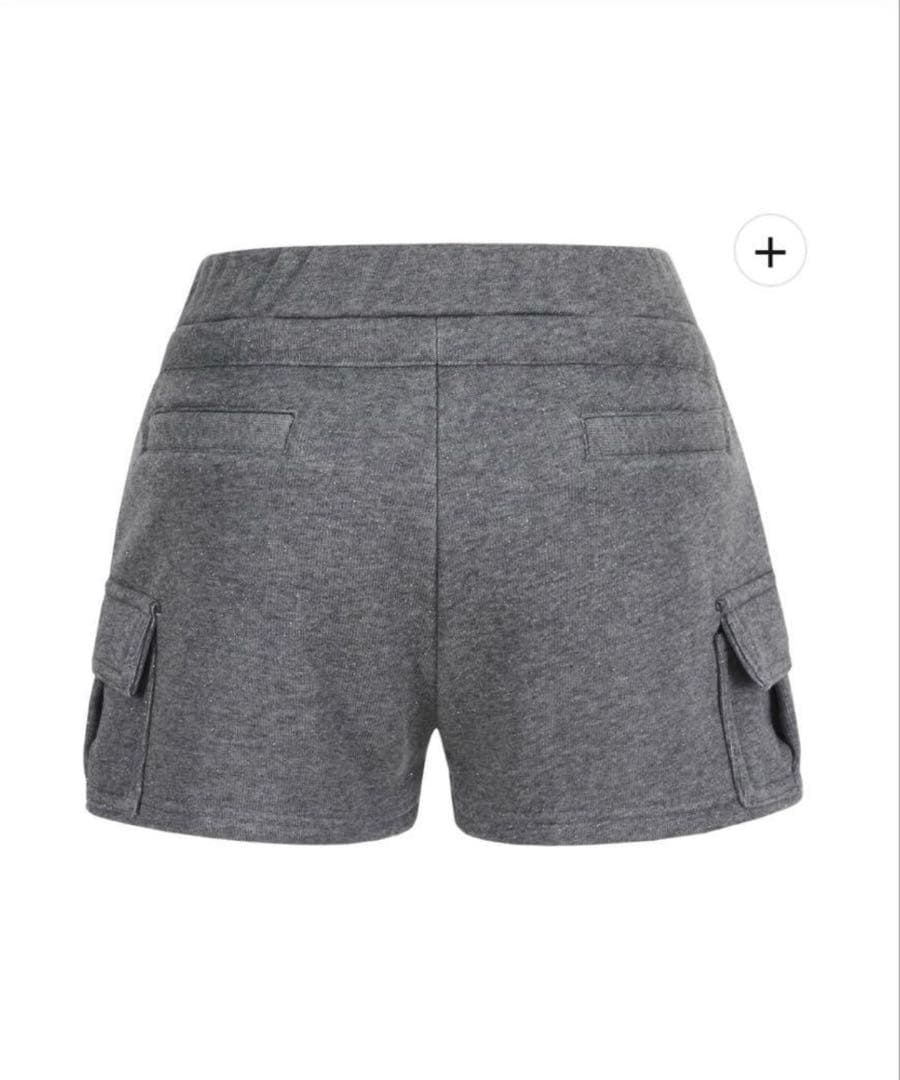 andwang Kirakira short pants gray グレー