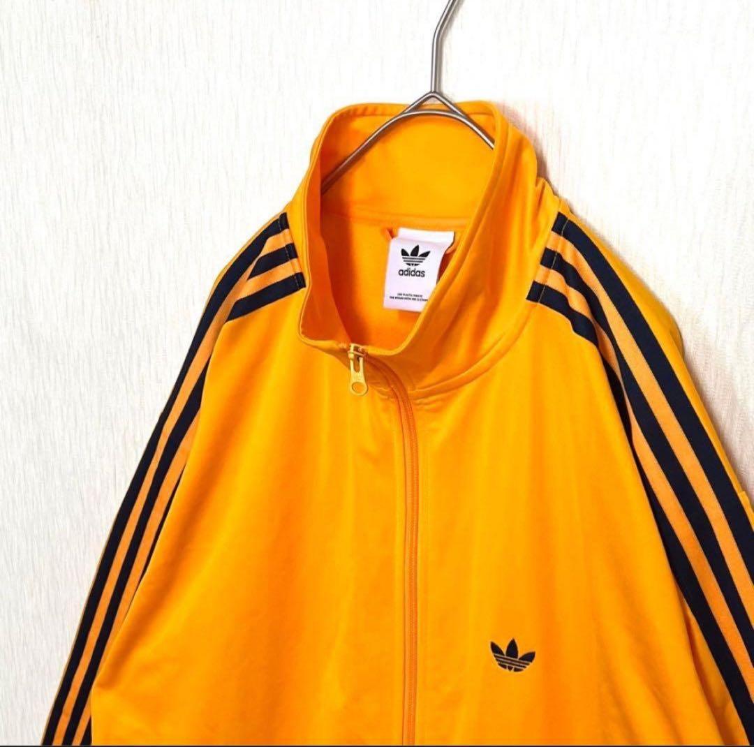 【人気モデル‼️】adidas ベッケンバウアー ジャージ オレンジ S 古着