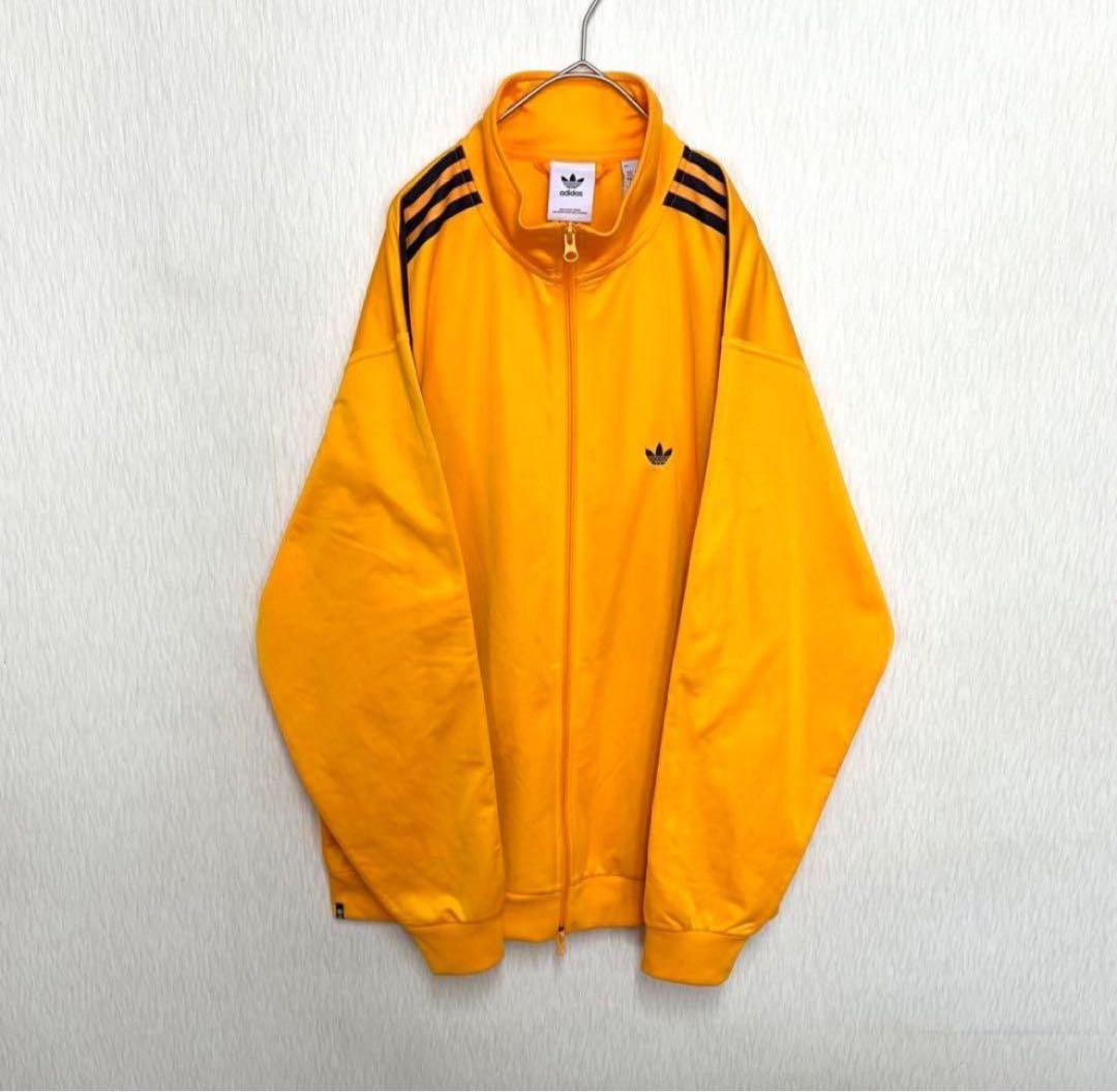 【人気モデル‼️】adidas ベッケンバウアー ジャージ オレンジ S 古着