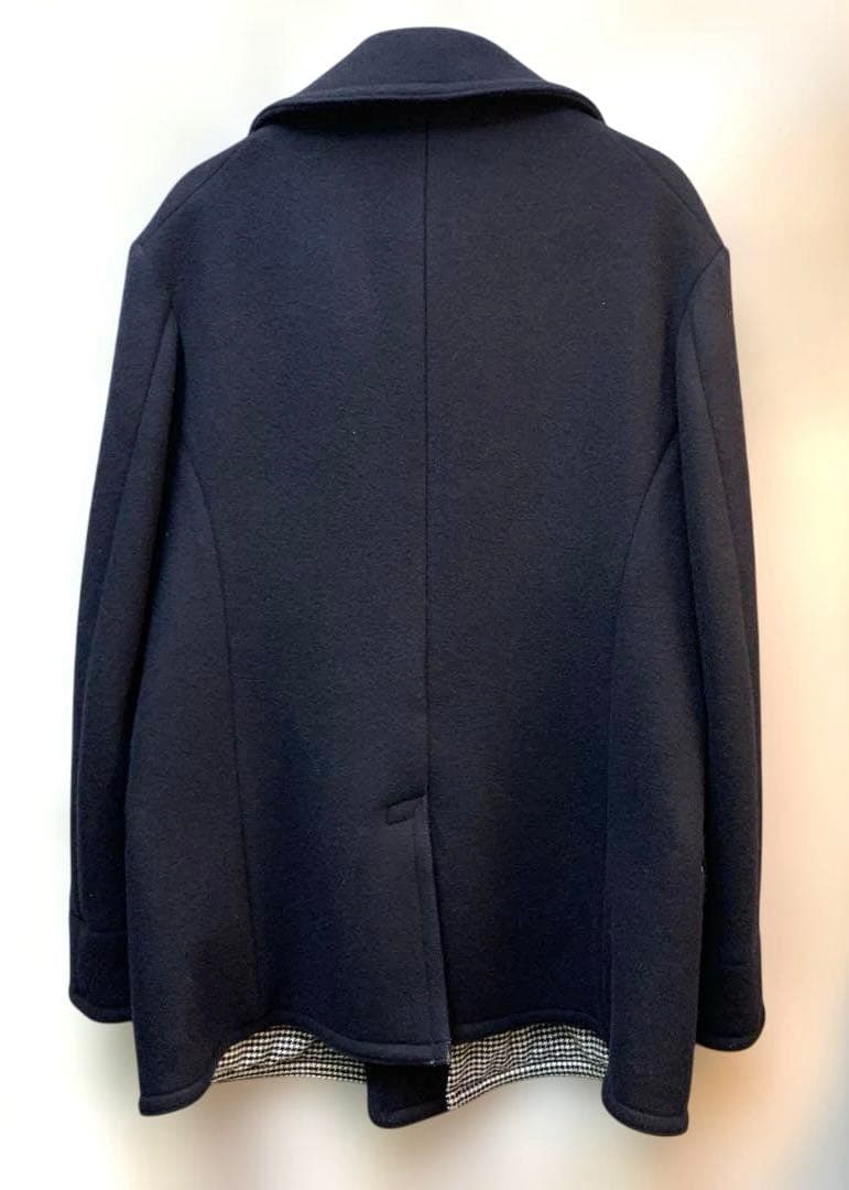 ジャケット・アウター BONCOURA Pea Coat Cashmere Melton Navy