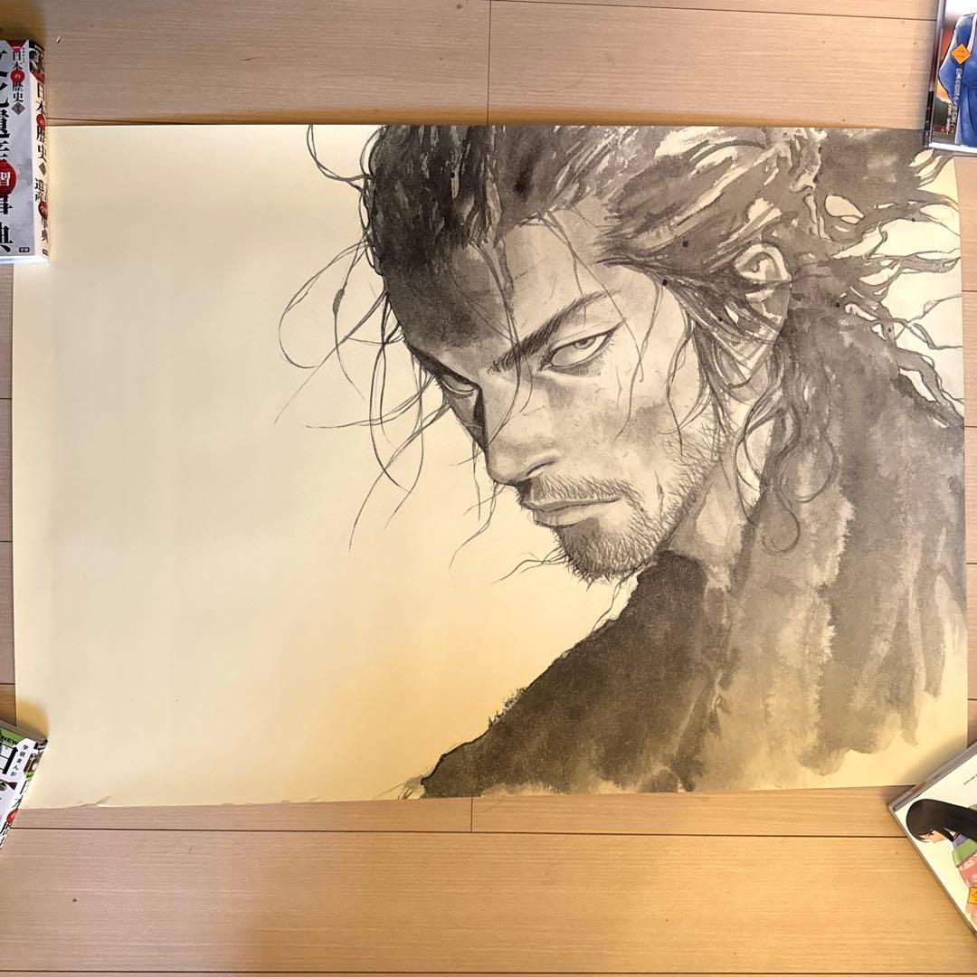 【蔵出し】井上雄彦 バガボンド　武蔵　ポスター 最後のマンガ展/2009 熊本版