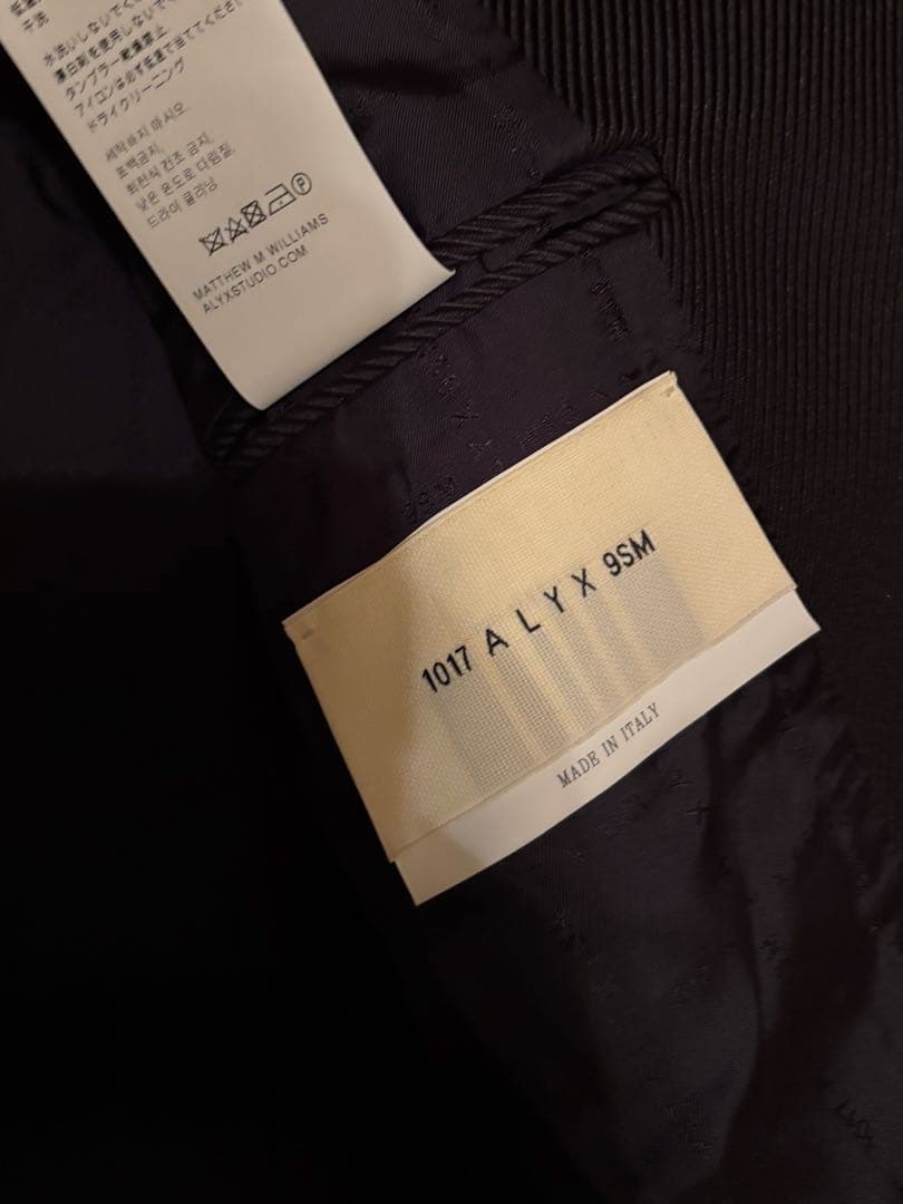 1017 ALYX 9SM アリクス 20aw 2bポリエステルジャケット