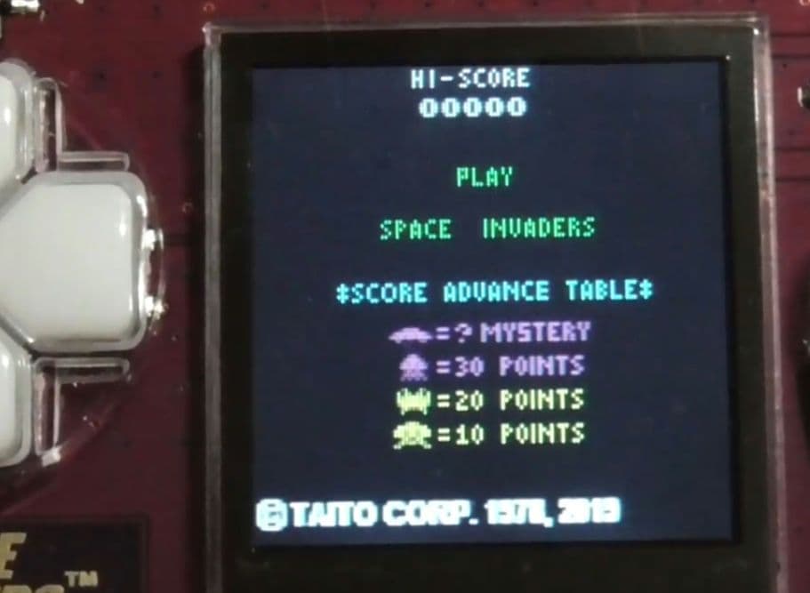 マイクロアーケード　スペースインベーダー