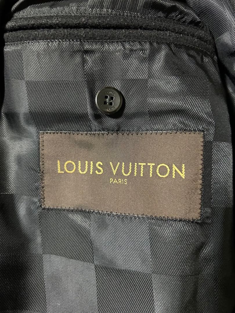 未使用 LOUIS VUITTON ルイヴィトン ピーコート ブラック Lサイズ