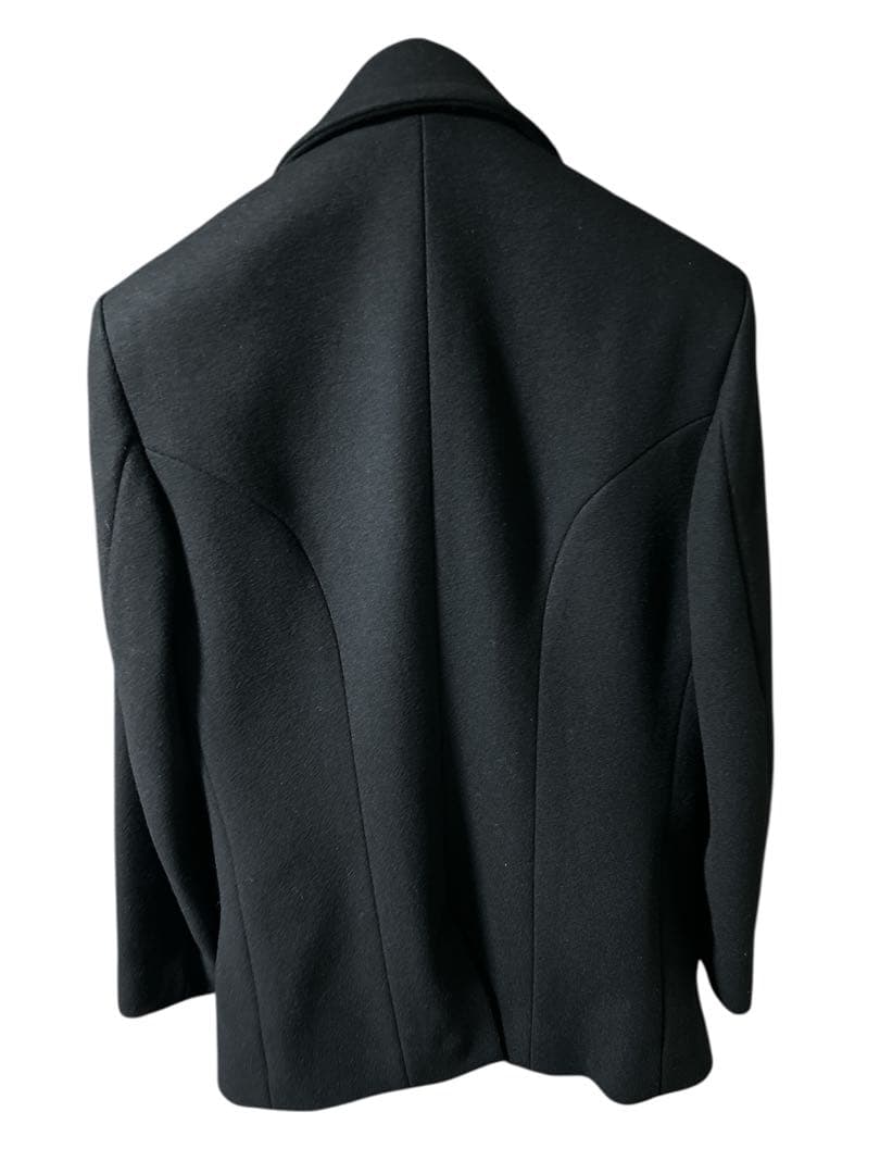 未使用 LOUIS VUITTON ルイヴィトン ピーコート ブラック Lサイズ