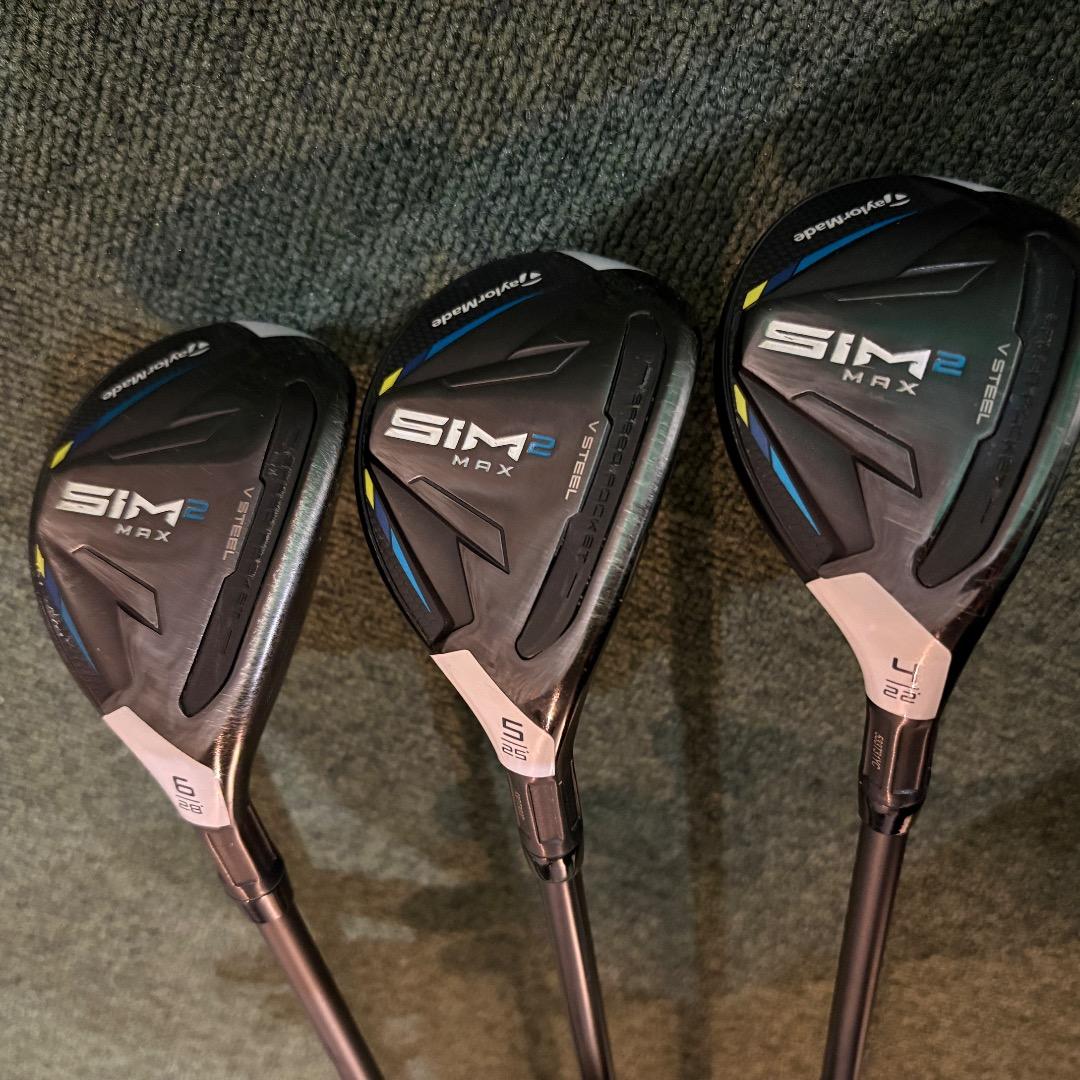 【R様】SIM2 MAX レスキュー 4u 5u 6u 3本セット ユーティリテ