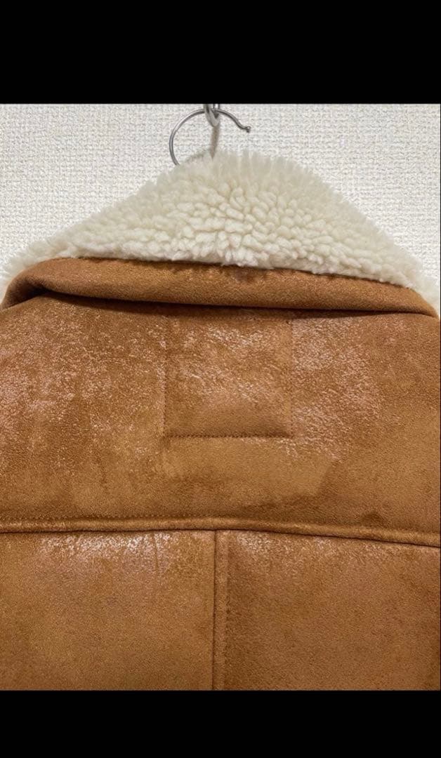 【新品】ZARA ムートンジャケット フェイクムートン ボアジャケット　Mサイズ