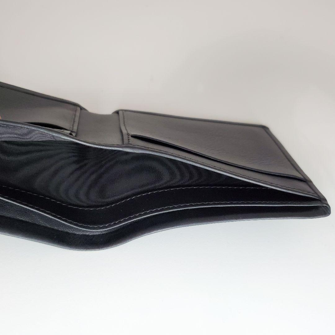 新品未使用✨️Giorgio Armani アルマーニ　ブラック　二つ折り財布