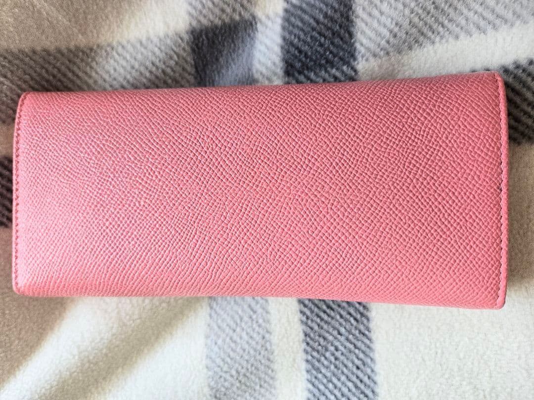 【美品】正規品！BVLGARI ピンク レディース長財布