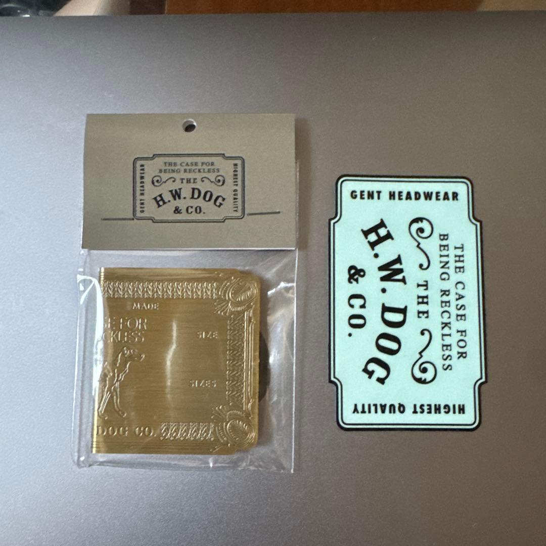 小物 THE.H.W.DOG&CO money clip brass