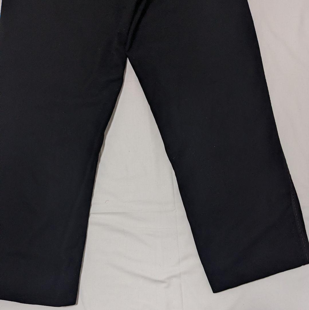 40s 50s ユーロ ヴィンテージ 針刺しシンチバック 黒 スラックス