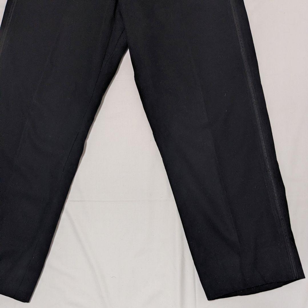 40s 50s ユーロ ヴィンテージ 針刺しシンチバック 黒 スラックス