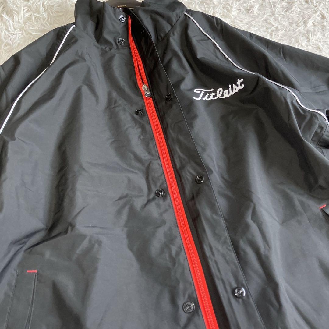 ◎未使用極美品 タイトリスト ゴルフ レインウェア 上下セット XL 黒