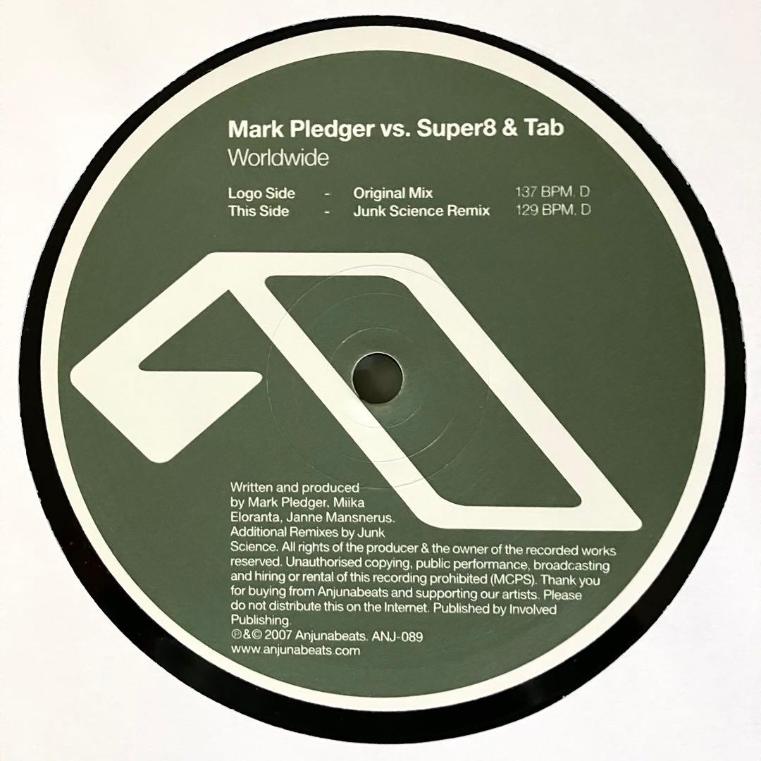 洋楽 Mark Pledger vs Super8 & Tab - Worldwide