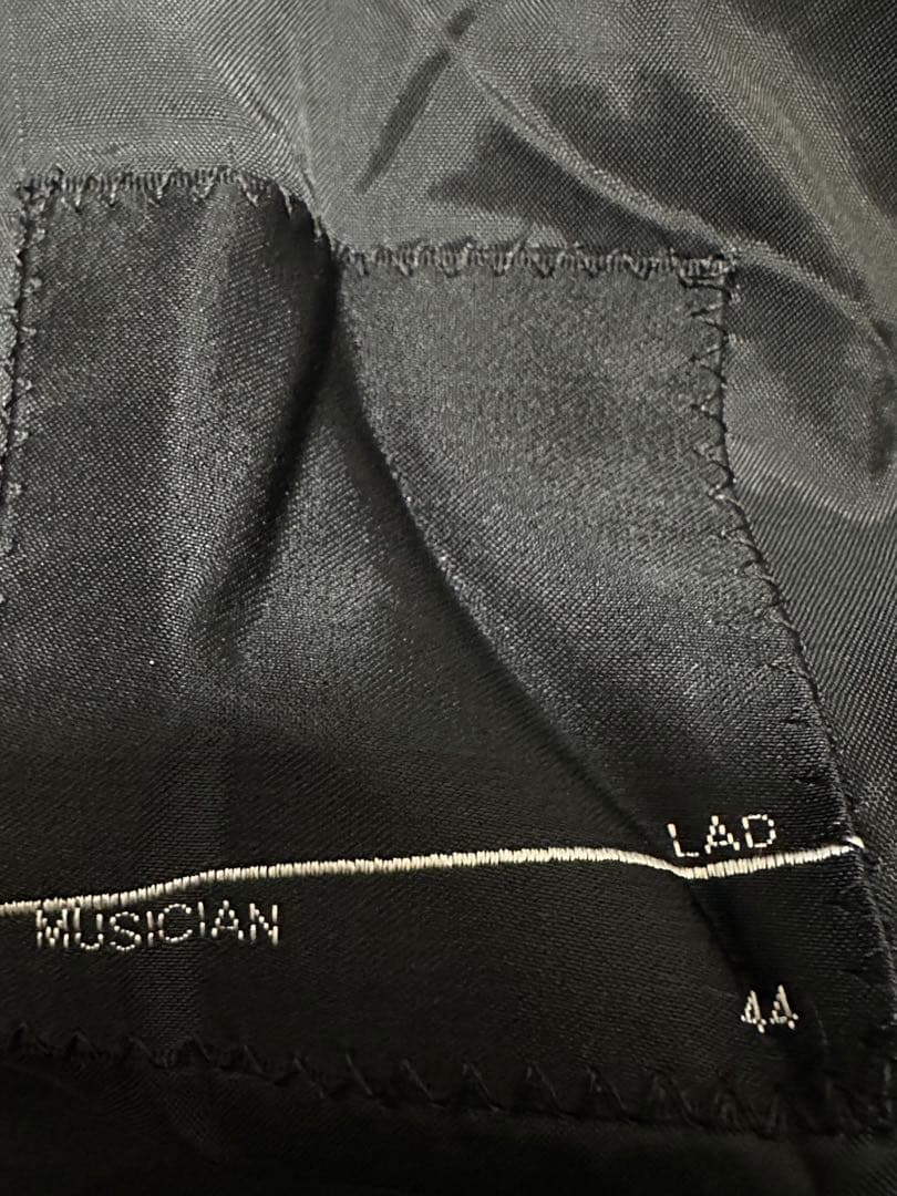 ラッドミューシャン クロス柄 セットアップスーツ テーラードジャケット ワイド