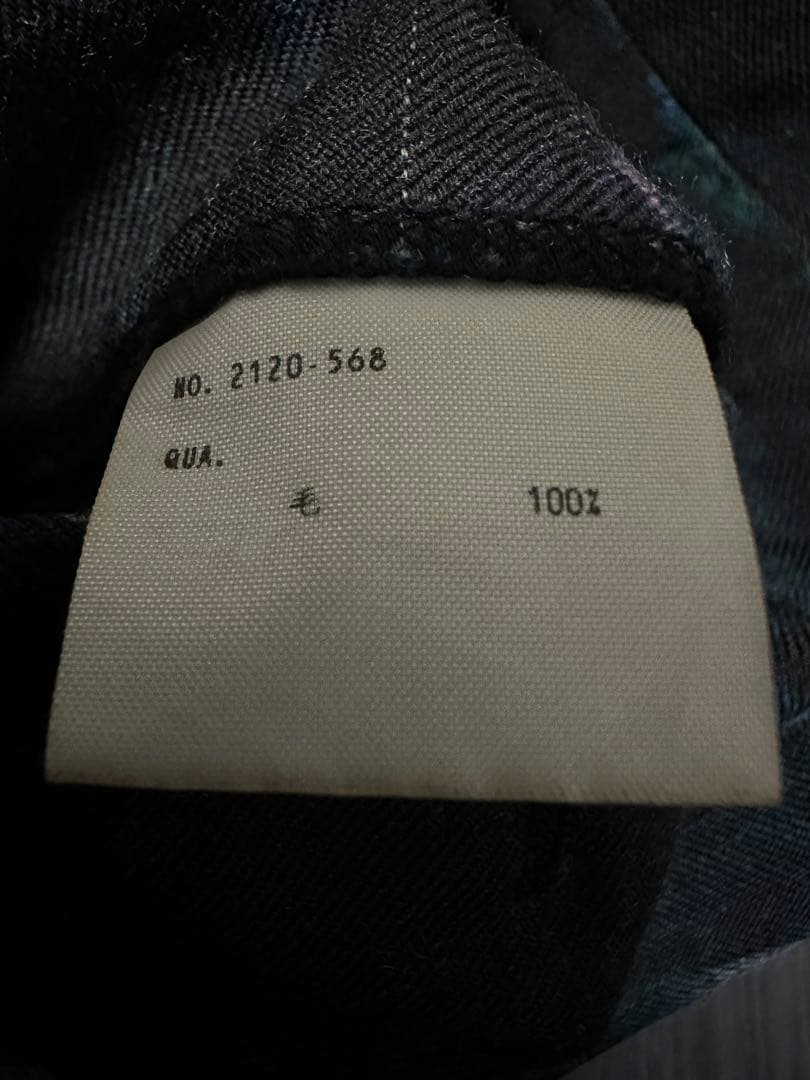 ラッドミューシャン クロス柄 セットアップスーツ テーラードジャケット ワイド