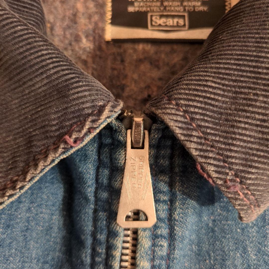60s Sears デニムワークジャケット ブランケット ヴィンテージ 古着