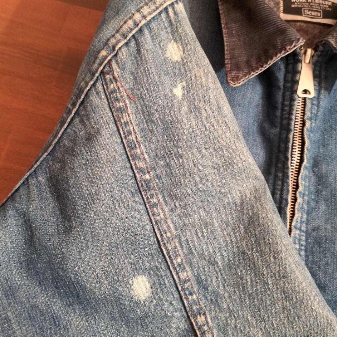 60s Sears デニムワークジャケット ブランケット ヴィンテージ 古着