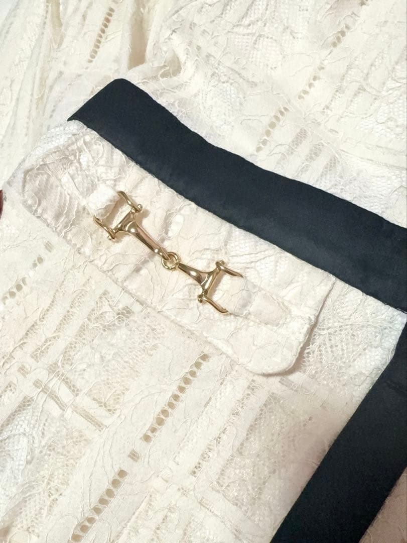 ワンピース Her lip to. Nottingham Lace Long Dress