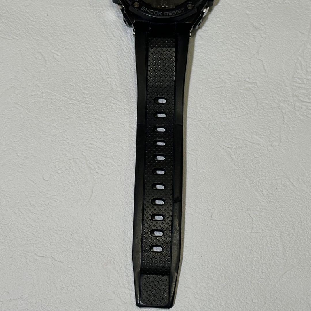 CASIO G-SHOCK ブラックラバーベルト　gst-w100g